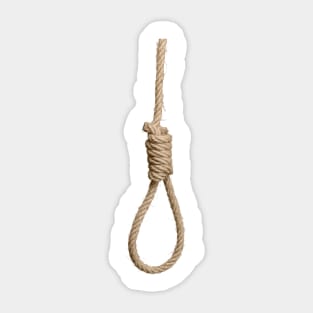 Hangmans Noose Sticker